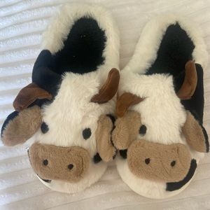 Cow slippers